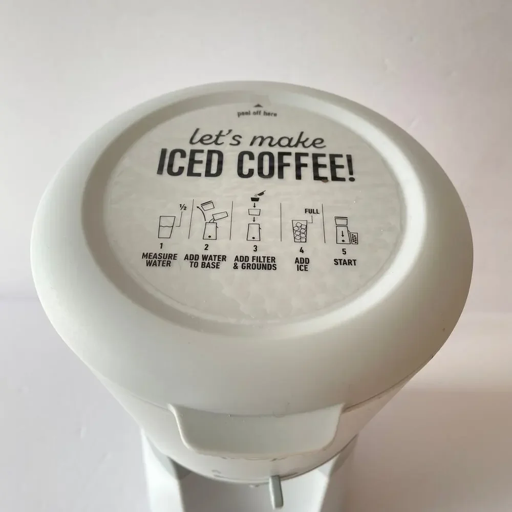 NEW Mr. Coffee Single Serve Iced Coffee Maker BVMC -ICMCG Light Gray